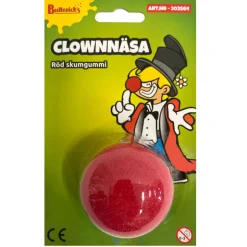 Clownnäsa, skumgummi röd