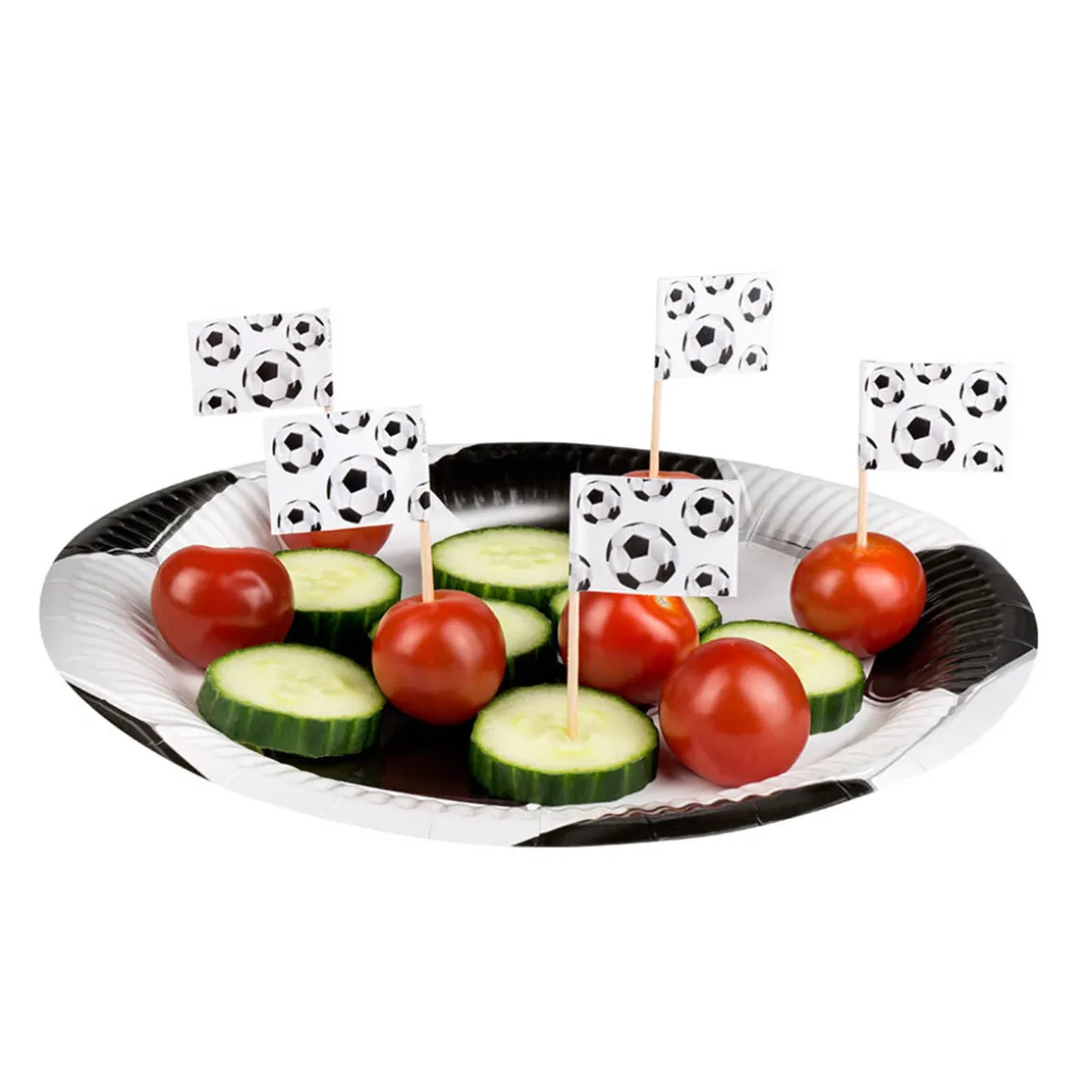 Cocktailflaggor, fotboll 24 st