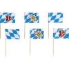 Cocktailflaggor, oktoberfest Bayern Lightblue 30 st