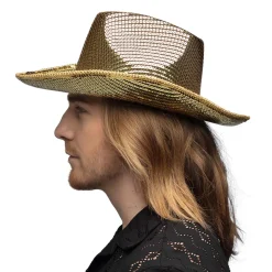 Cowboyhatt, groovy guld