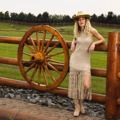 Cowboyhatt, groovy guld