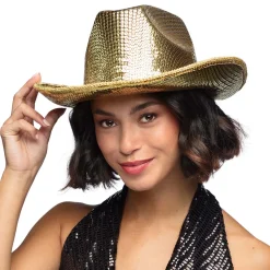 Cowboyhatt, groovy guld