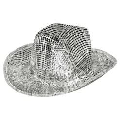 Cowboyhatt, groovy silver