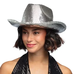 Cowboyhatt, groovy silver
