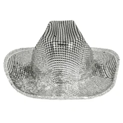 Cowboyhatt, groovy silver
