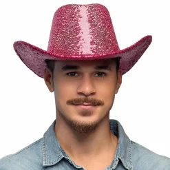 Cowboyhatt, hot pink