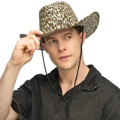 Cowboyhatt, leopard