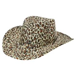 Cowboyhatt, leopard