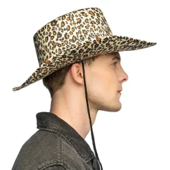 Cowboyhatt, leopard