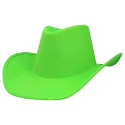 Cowboyhatt, neon grön