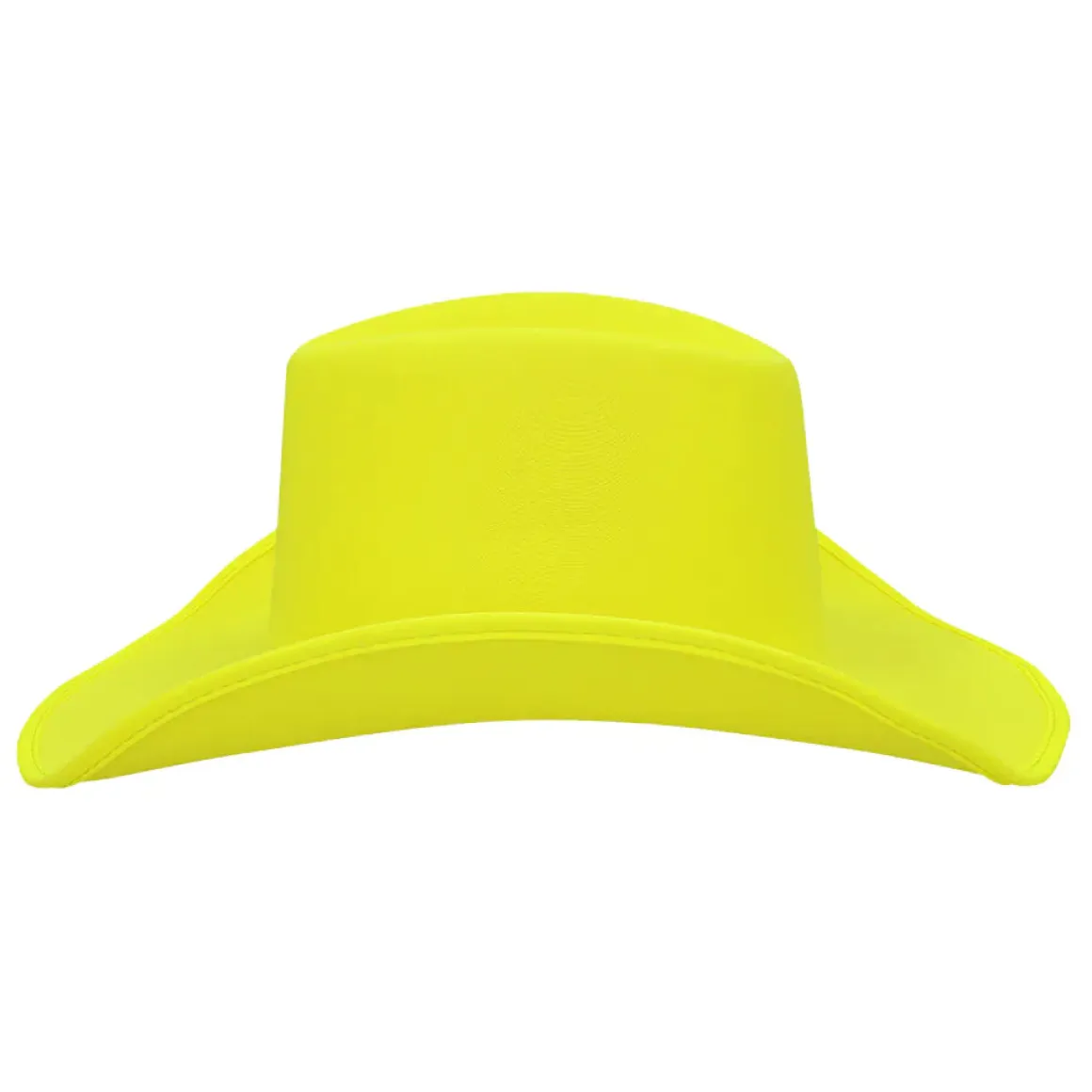 Cowboyhatt, neon gul