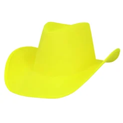 Cowboyhatt, neon gul