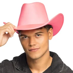 Cowboyhatt, neon rosa