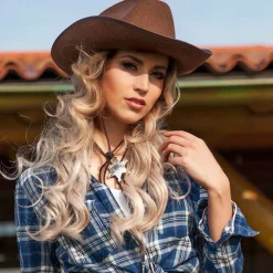 Cowboyhatt, rodeo brun