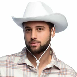 Cowboyhatt, rodeo vit
