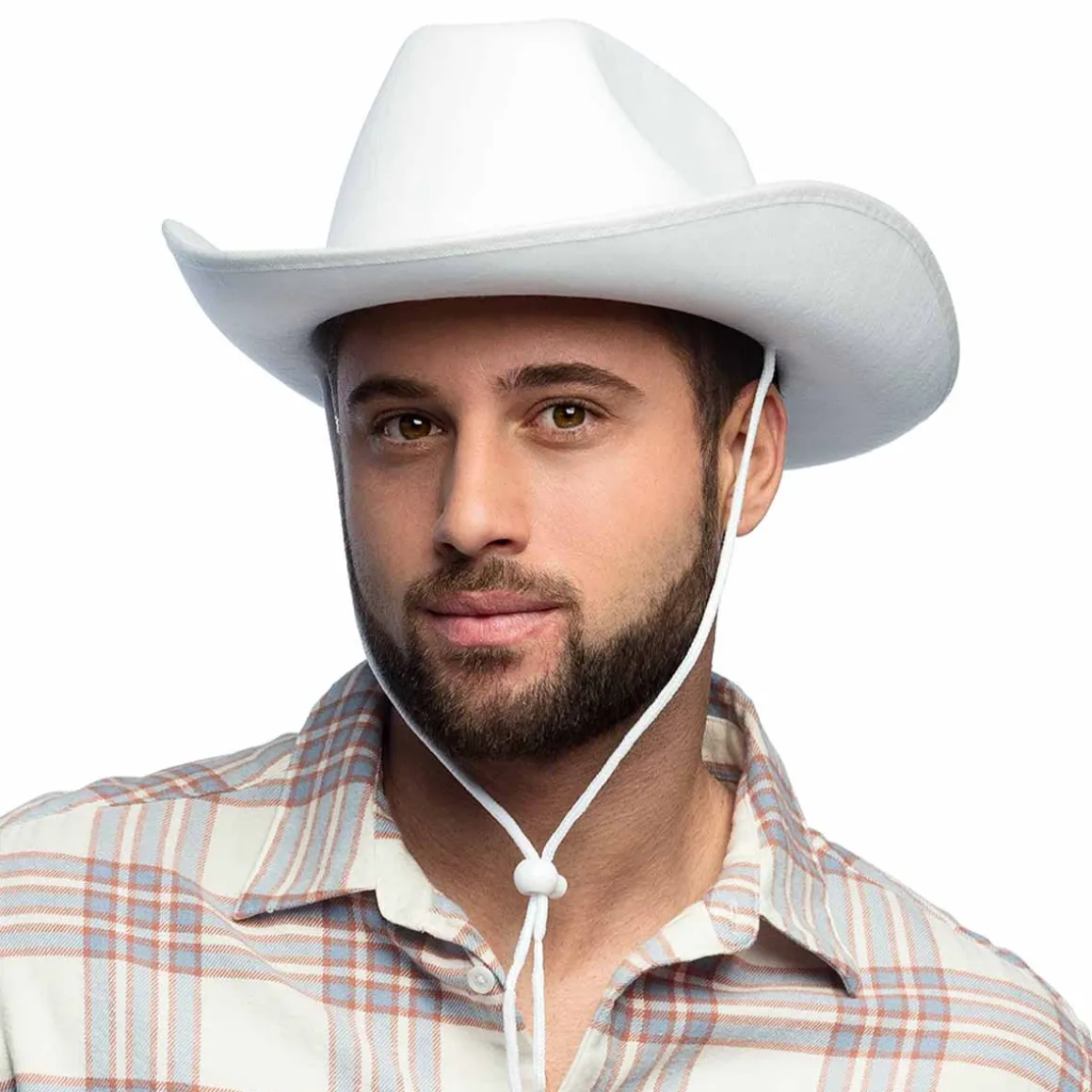 Cowboyhatt, rodeo vit