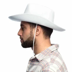 Cowboyhatt, rodeo vit