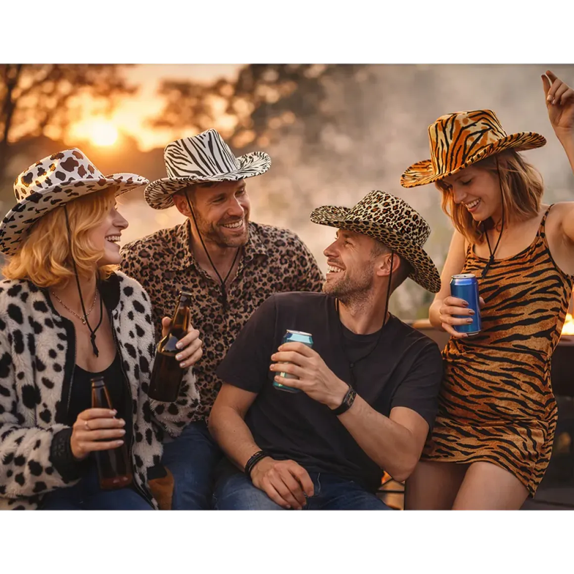 Cowboyhatt, tiger