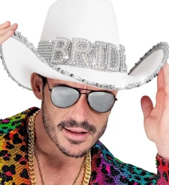 Cowboyhatt, vit BRIDE