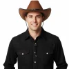 Cowboyhatt, vuxen brun
