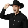 Cowboyhatt, vuxen svart