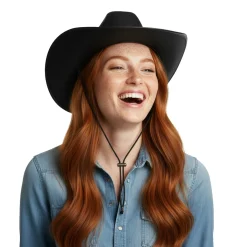 Cowboyhatt, vuxen svart