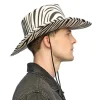 Cowboyhatt, zebra