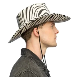 Cowboyhatt, zebra