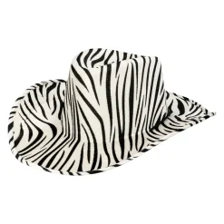 Cowboyhatt, zebra