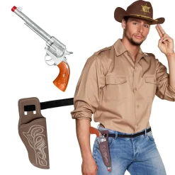 Cowboyset, pistol och hölster