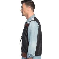 Cowboyväst, svart L/XL