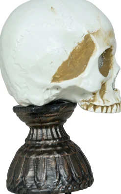Dödskalle med ljud och ljus, 28 cm