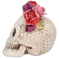 Dödskalle, Señora Rosa 15x14x15 cm
