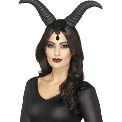 Diadem, demonic queen horns black
