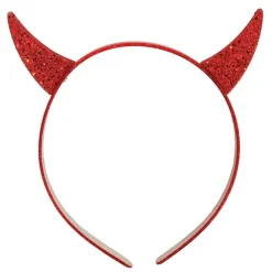 Diadem, djävulshorn glittrig