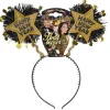 Diadem, guld happy new year