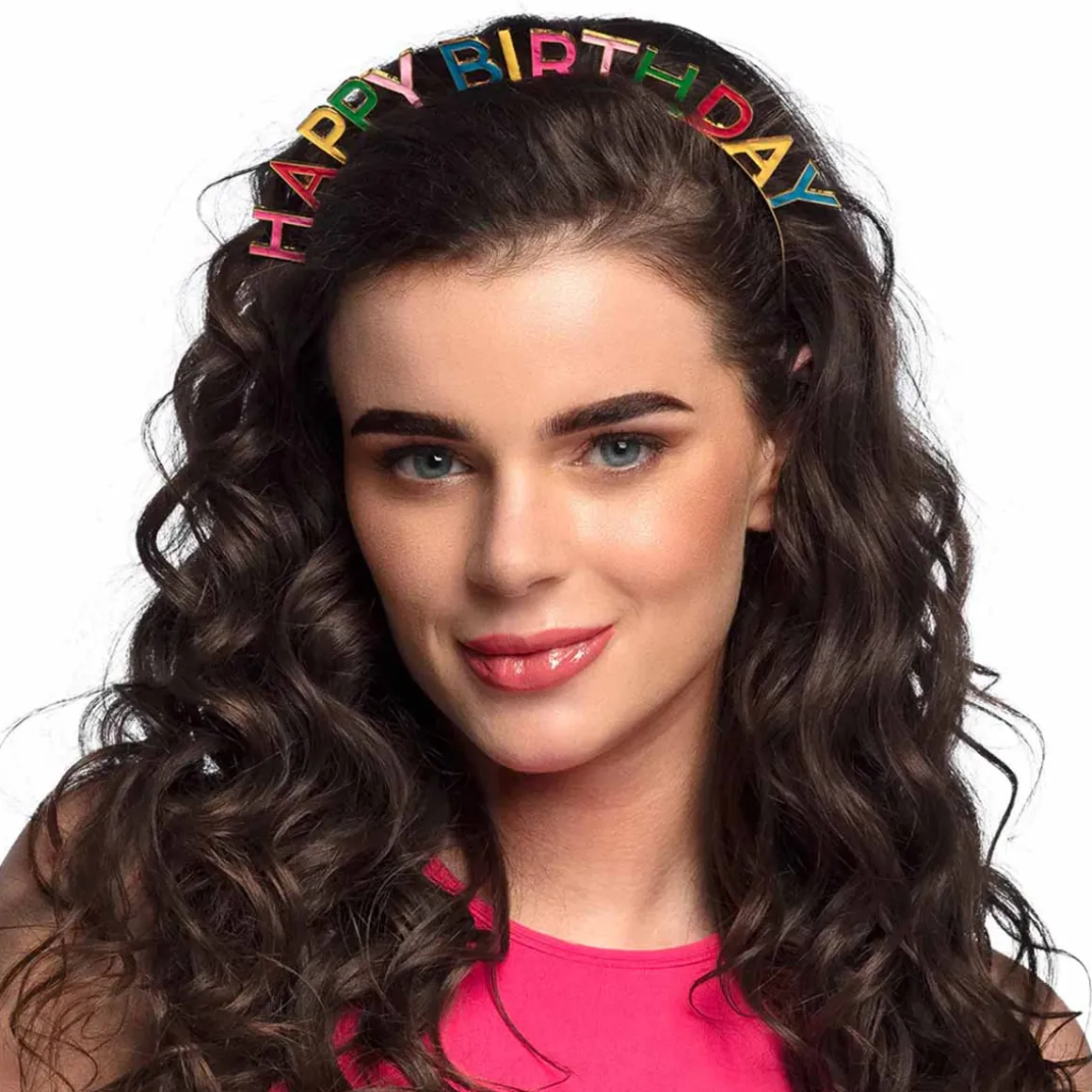 Diadem, happy birthday metall