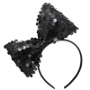 Diadem, rosett svart