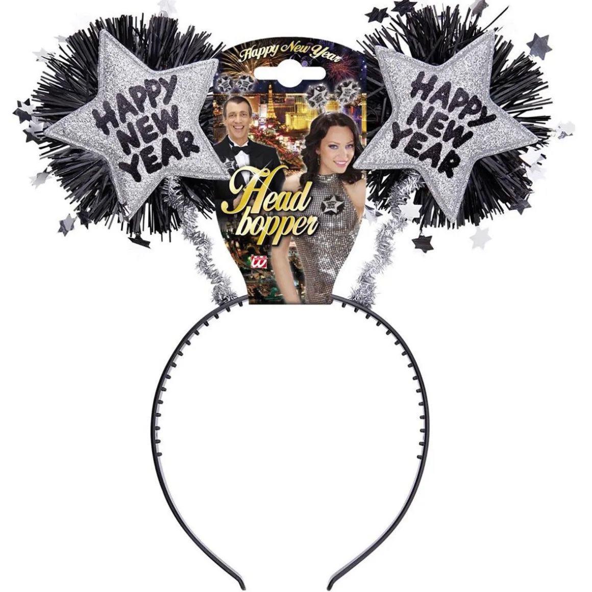 Diadem, silver happy new year