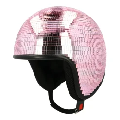 Discohjälm, rosa