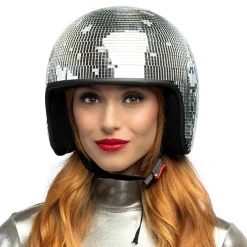 Discohjälm, silver