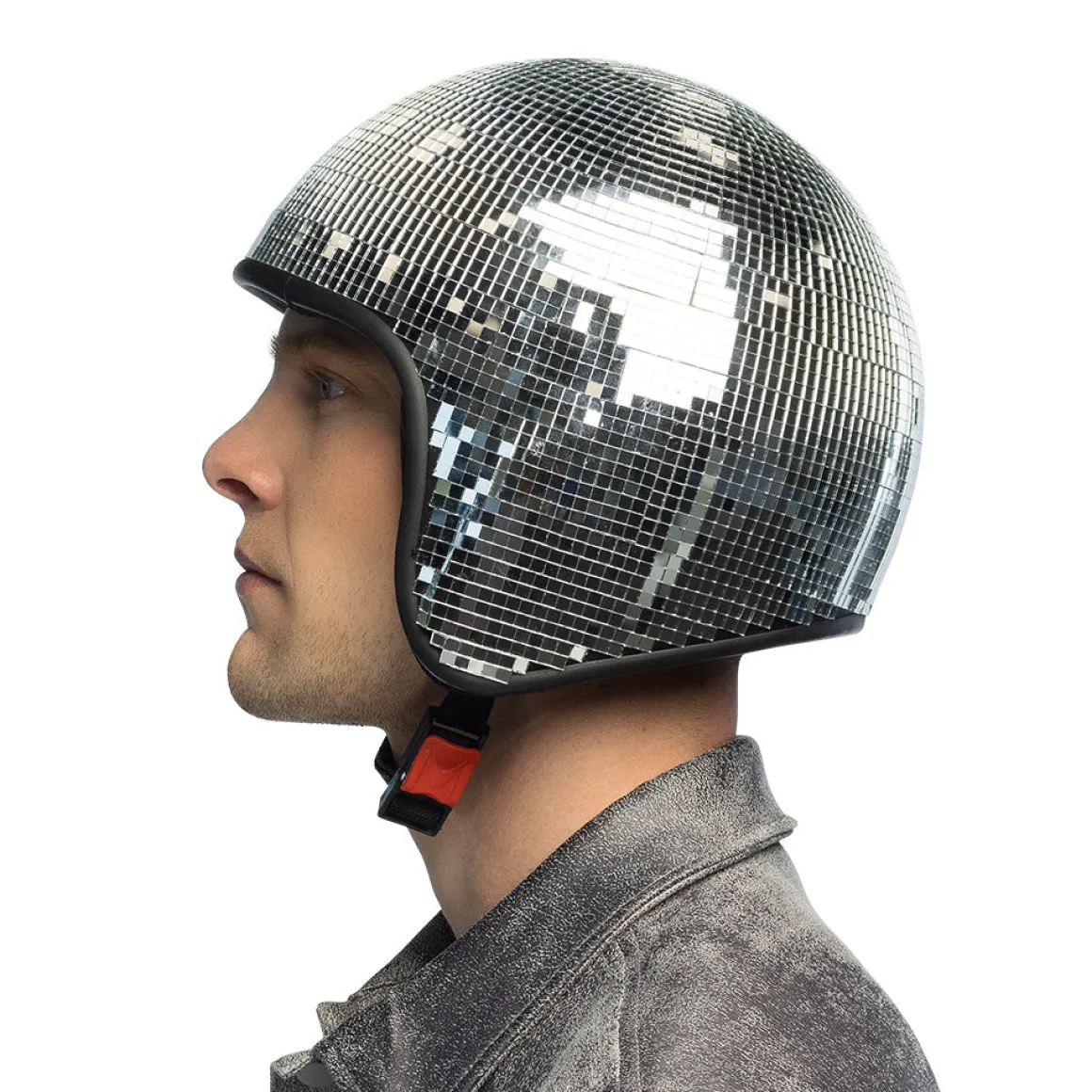 Discohjälm, silver