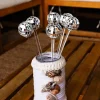 Drinkpinnar, discoboll 20 cm 6 st