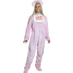 Dräkt, bebis rosa L/XL