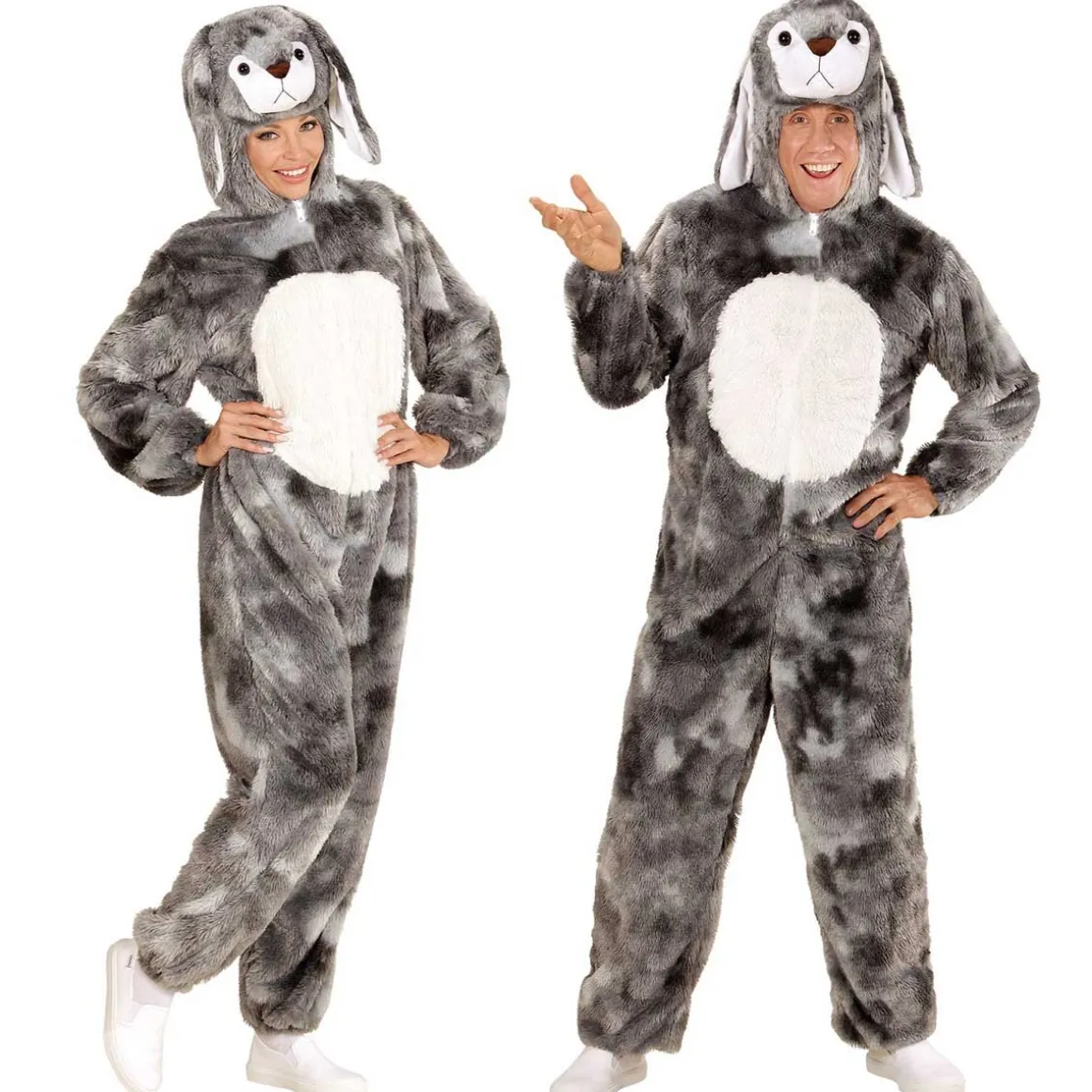 Dräkt bunny grå