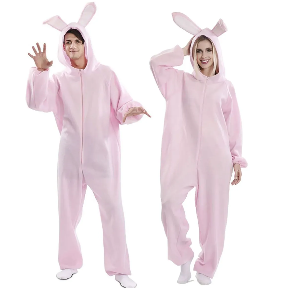 Dräkt, kanin rosa M/L