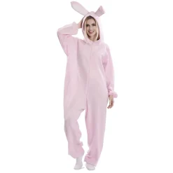 Dräkt, kanin rosa M/L