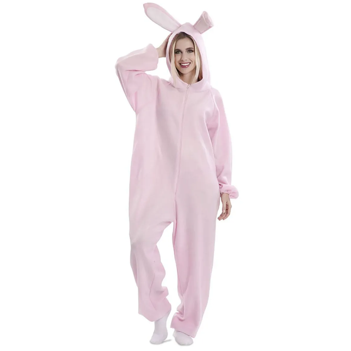 Dräkt, kanin rosa M/L