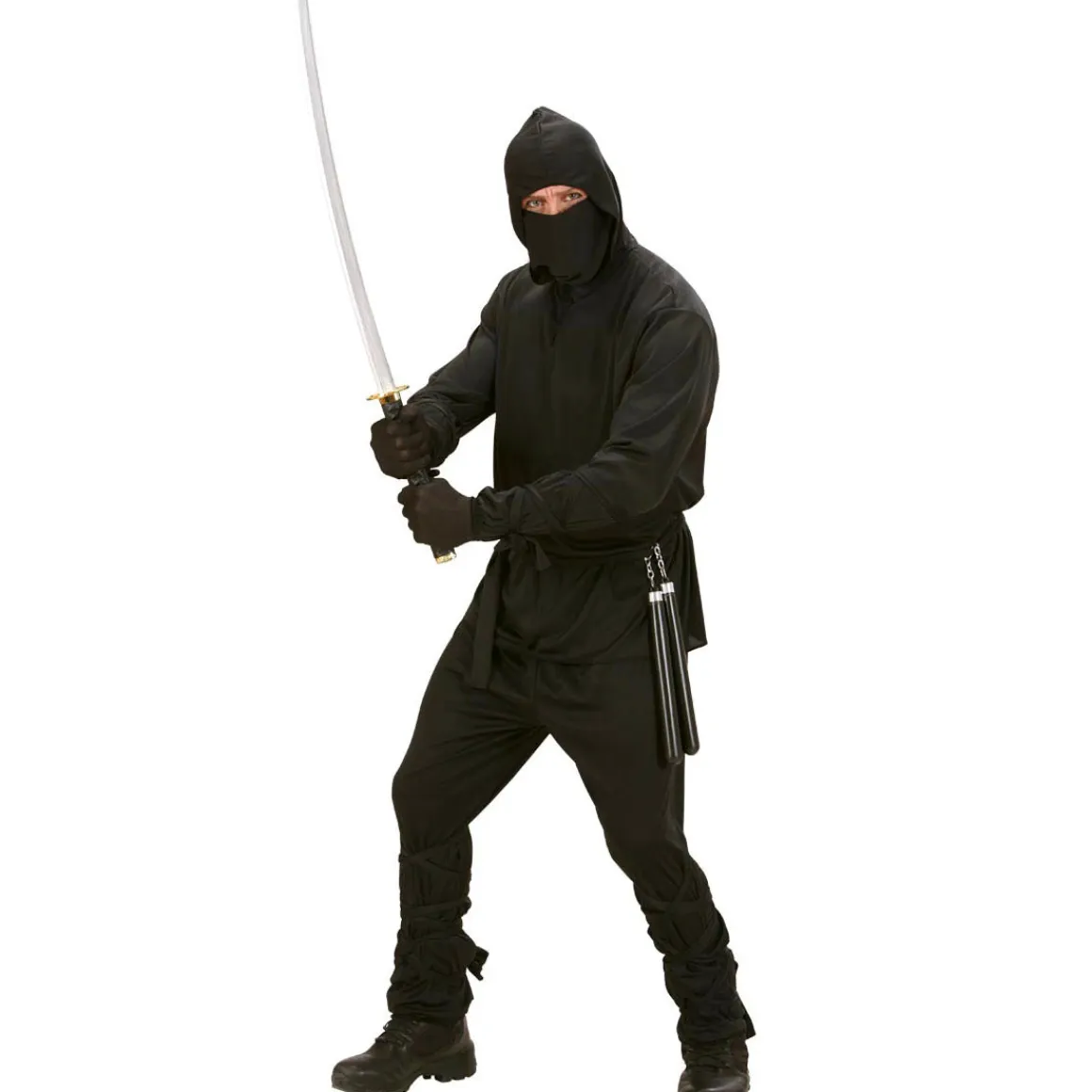 Dräkt, ninja svart