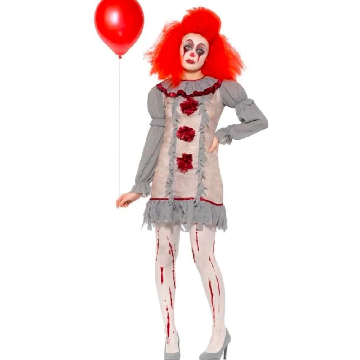 Dräkt vintage clownklänning